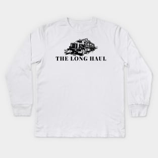 Logging Truck The Long Haul Kids Long Sleeve T-Shirt